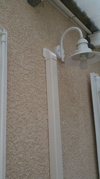 Goulotte sortie murale ivoire