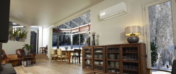 Installation split mural clim réversible MITSUBISHI rognac