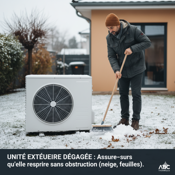 eillez à ce que votre unité extérieure soit toujours dégagée pour une performance optimale