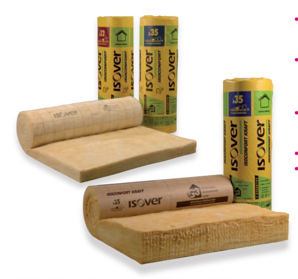 Isolation rouleaux de laine de verre Vitrolles