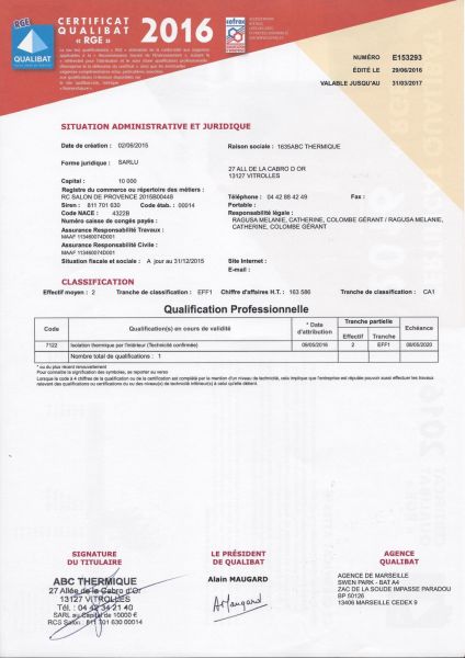 RGE Isolation Vitrolles et alentours