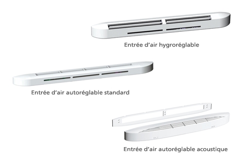Installation Entrée d'air hygroréglable Vitrolles