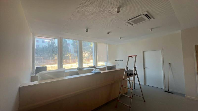 Installation climatisation centralisée VRV DAIKIN dans centre d'ophtalmologie à Marseille