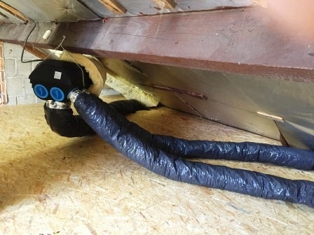 Fixation VMC Hygroréglable en combles perdus Les Pennes Mirabeau